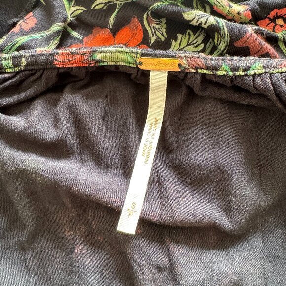 Free People Make It Easy Floral - Size S Dark Knight Combo (Black) - Picture 4 of 5